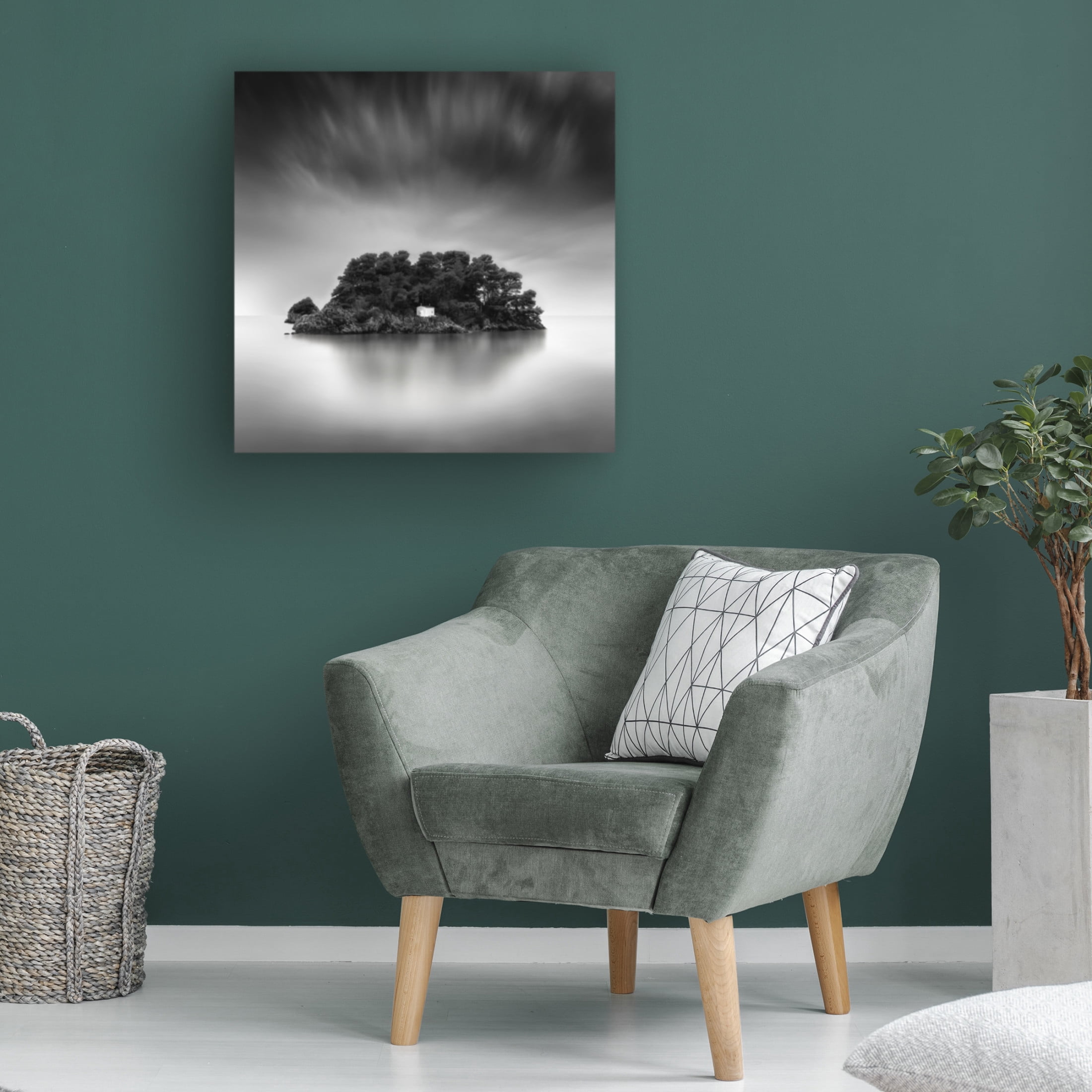 Canvas Wall Art - George Digalakis 'Madonnas Chapel 02' Wall Art for Living Room, Bedroom, or Office D?cor by Trademark Fine Art - 18 x 18 Inches