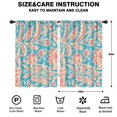 thumbnail image 2 of Blackout Kids Curtains,Boho Bohemia Flower Childrens Insulated Curtains Set Of 2,Bedroom Essentials,Toddler Room Decor 42"x63"(106x160cm), 2 of 4