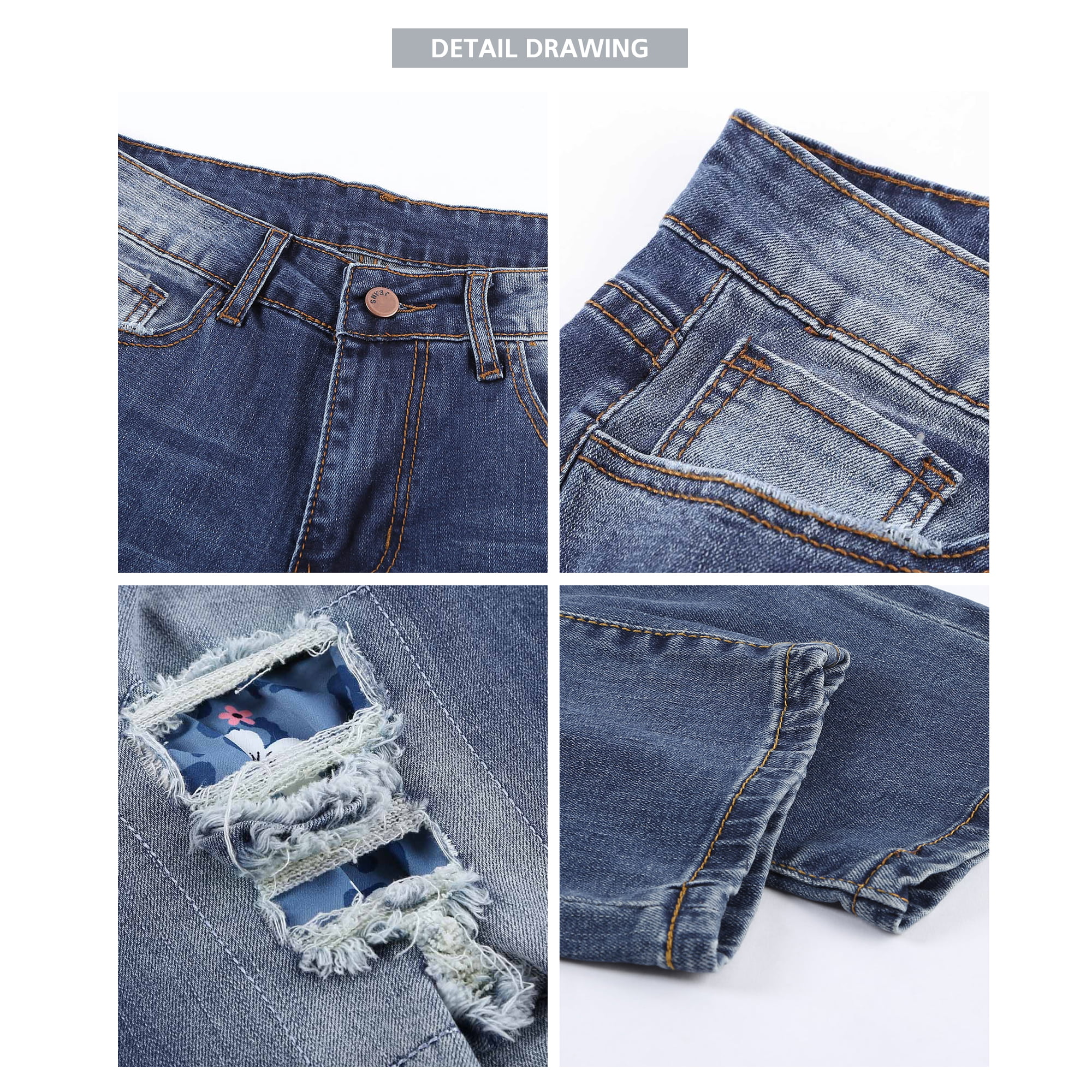 Closet Core / Printed Sewing Pattern / Ginger Skinny Jeans | Oak Fabrics
