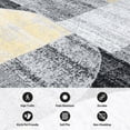 thumbnail image 5 of World Rug Gallery Modern Geometric Design Area Rug - YELLOW 5' X 7', 5 of 8