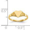 thumbnail image 2 of 14K Yellow Gold Children's Signet Ring, 2 of 2