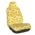 thumbnail image 1 of Wukai Ears Of Corn Full Set Car Seat Covers with Soft Padding Universal Auto Front Seats Protector and Cushion Mat, 1 of 5
