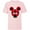 Soft Pink, variant on Disney Mickey Mouse COUSIN Holiday Family - Short Sleeve T-Shirt for Kids - Customized-White
