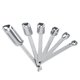 thumbnail image 1 of Juego de 6 cucharas medidoras cuadradas Ormromra de acero inoxidable para condimentos, 1 of 8