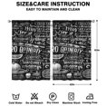 thumbnail image 2 of Kitchen Food Colorful Cooking Chef Curtains-blackout Curtains Bedroom Decor Living Room Darkening Grommet Window Drapes 2 Panels Set 41"x63", 2 of 2