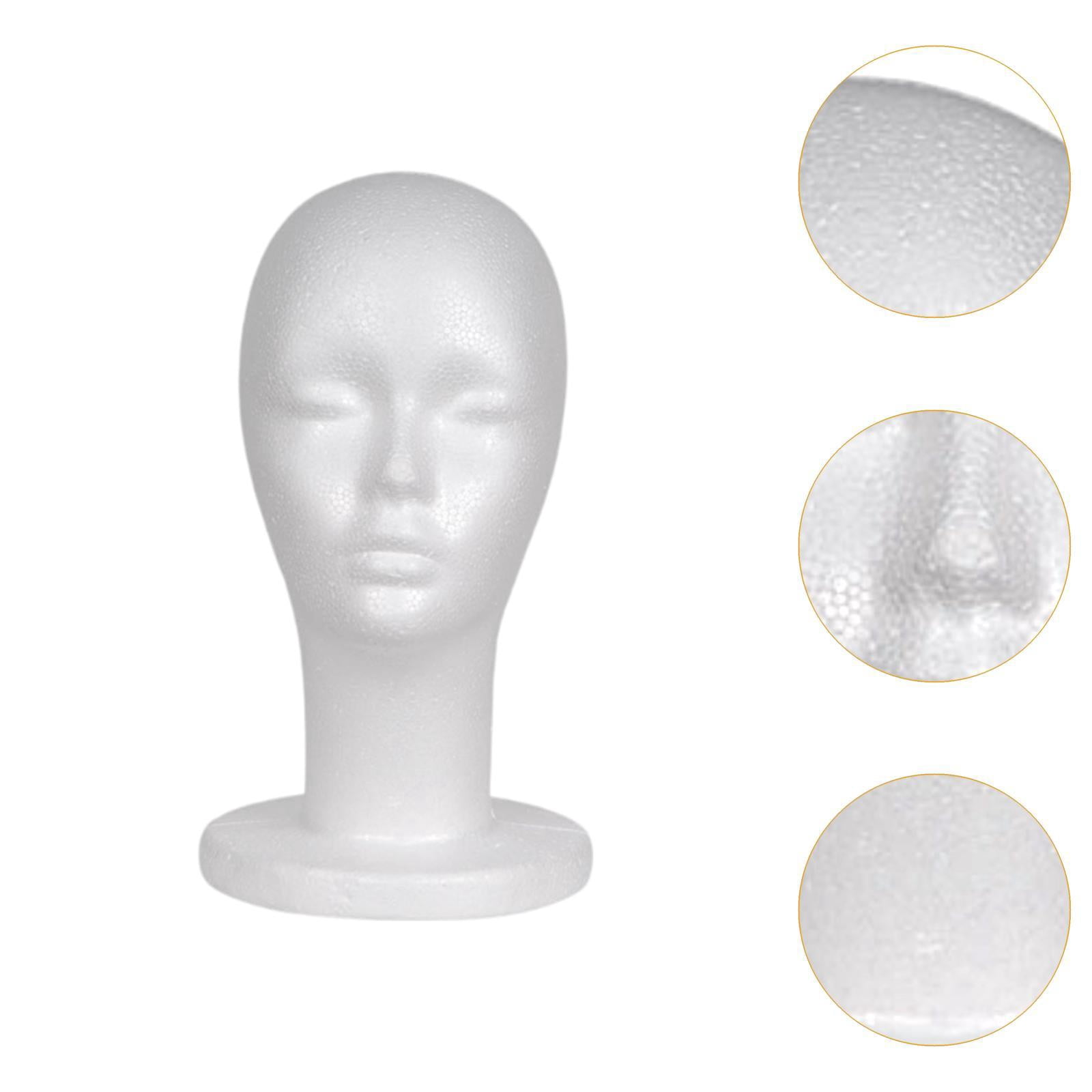 Serenable 2xFoam Mannequin Head Display Model for Stylist Clothing Stores