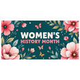 thumbnail image 3 of Women's History Month Floral Celebration Stars Background Backdrop Banner Decorations Photography Props Party Supplies Events Display, 3 of 7