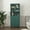 Green, variant on Smilegend Tall Green Storage Cabinet with Glass Doors, Modern Freestanding Pantry for Bathroom, Kitchen, Living Room - Sturdy & Waterproof - Easy Assembly, Green