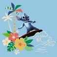 thumbnail image 2 of Boys Lilo & Stitch Surfing And Flowers T Shirt, 2 of 4