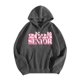 thumbnail image 2 of Sudadera con capucha informal de cuello redondo y bolsillo para mujer, temporada senior 2025, sudaderas con capucha para mujer, sudadera con capucha con gráfico de banda para mujer, 2 of 5