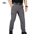 thumbnail image 2 of Minnieouse Pantalones Cargo de secado rápido para hombre, impermeables, de fondo largo, de gran tamaño, transpirables, para senderismo, Prendas para la parte inferior del cuerpo Gris XXXL, 2 of 6