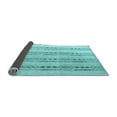 thumbnail image 2 of Ahgly Company Indoor Rectangle Abstract Light Blue Modern Area Rugs, 6' x 9', 2 of 4