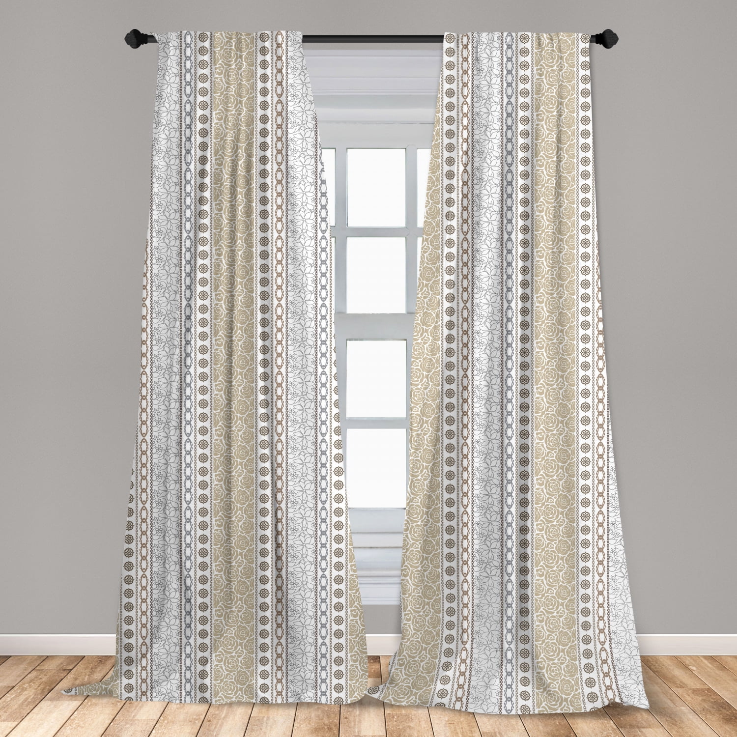 Lennox Grey & Yellow Eyelet Lined Curtains Sold & Priced per pair 