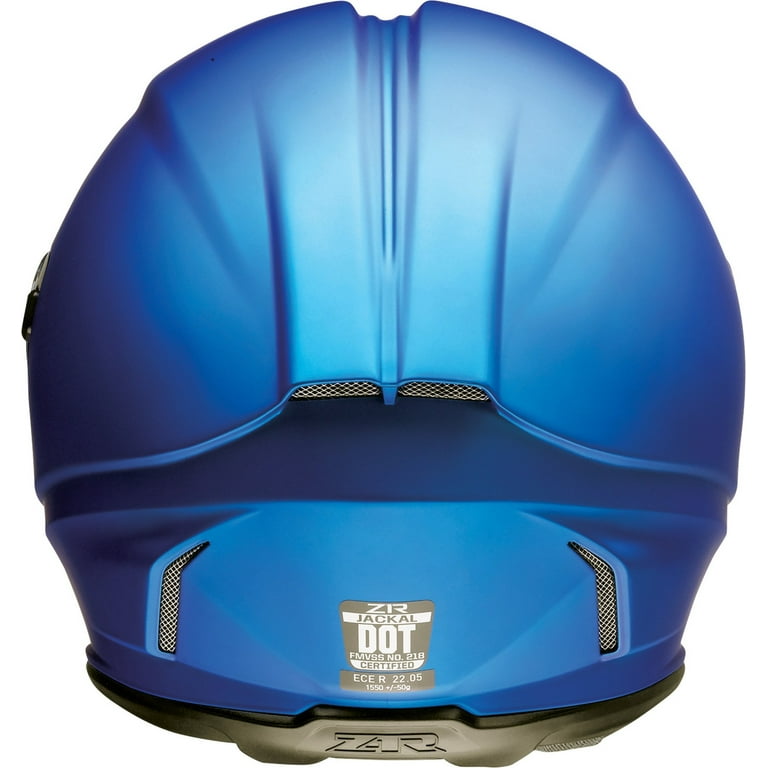 Z1R Jackal Solid Motorcycle Helmet Satin Blue LG - Walmart.com Z1R Jackal Solid Motorcycle Helmet Satin Blue LG - Walmart.com