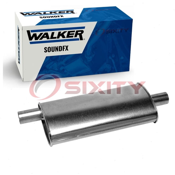 Walker SoundFX Exhaust Muffler compatible with Ford Ranger 2.3L 2.5L 3.0L 4.0L L4 V6 1993-2003