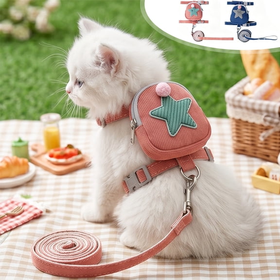Breathable Sleeveless Pet Harness Set • Reflective Walking Lead Chain • Adjustable No-Pull Chest Strap • Lightweight Escape-Resistant Outdoor Gear
