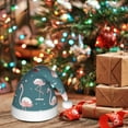 thumbnail image 6 of KLL Christmas Hats for Adults Plush Flamingo Print Santa Hat Xmas Fluffy Santa Claus Hat for Women Men, 6 of 6