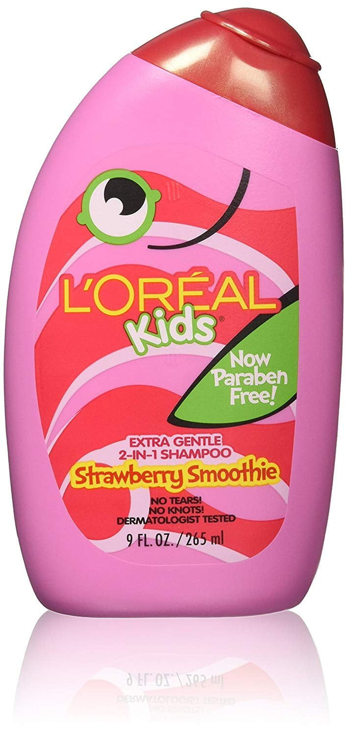 L'Oreal Kids 2in1 Shampoo for Extra Softness, Strawberry Smoothie 9