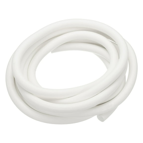 Uxcell Silicone Foam Seal Strip, 9.8FT 0.47"Dia Round High Density Solid Sponge Rubber Weather Stripping Cord, White