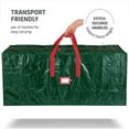 thumbnail image 3 of Large Christmas Tree Storage Bag - Fits Up to 9 ft Tall Holiday Artificial Disassembled Trees with Durable Reinforced H, 3 of 6