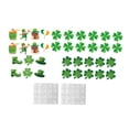 thumbnail image 3 of 36 piezas Día de San Patricio calcomanías de pared calcomanías de pared con puntos PVC Pegatinas Decoración del Día de San Patricio para la habitación, 3 of 10
