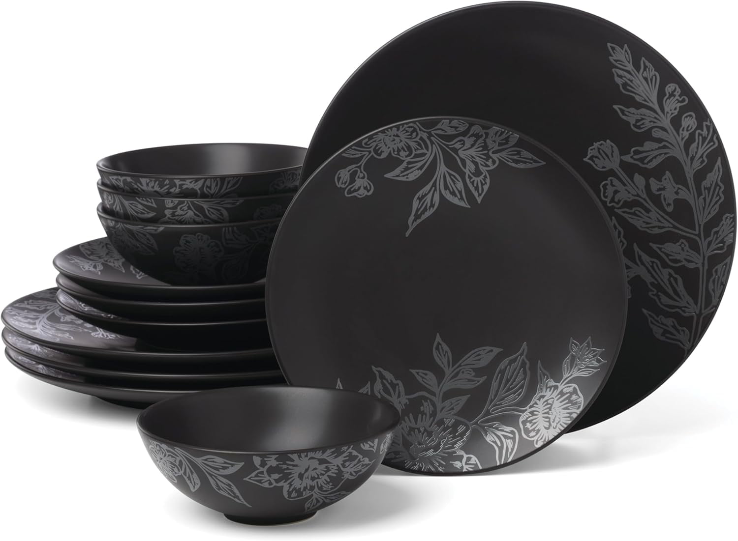 Coleman 24-Piece Enamel Camping Dinnerware Set, Dining