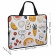 thumbnail image 2 of AWERP Fruit Cartoon Floral Pattern Laptop Carrying Bag Soft Travel Case 12inch, 2 of 5