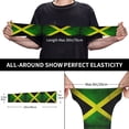 thumbnail image 4 of Cooling Arm Sleeves With Thumb Hole Jamaican Flag Breathable Moisture-Wicking Arm Sleeves For Women Men, 4 of 6