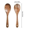 thumbnail image 2 of Acacia Salad Servers,10-Inch,Set Of 2 (Acacia Salad Servers), 2 of 8