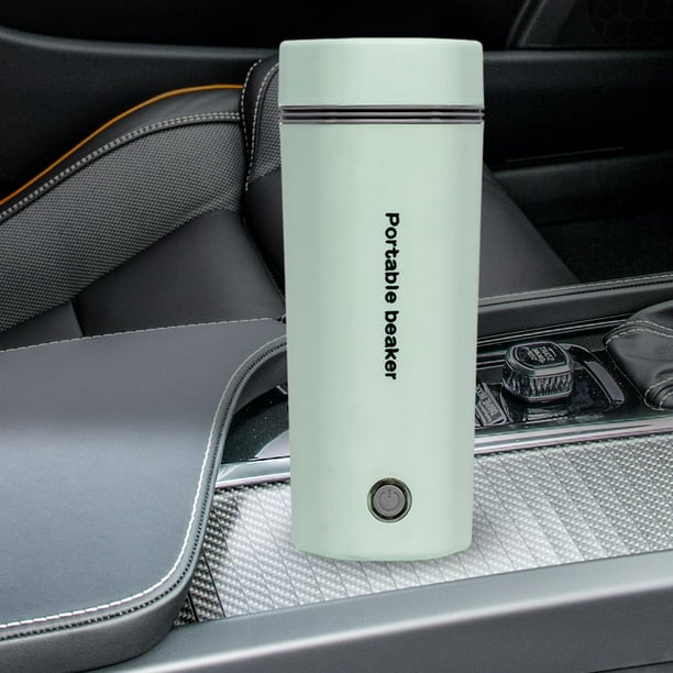 Taza Calefactora para Coche Macarena Vaso Portátil de Calentamiento Rápido 400ml 12V Verde