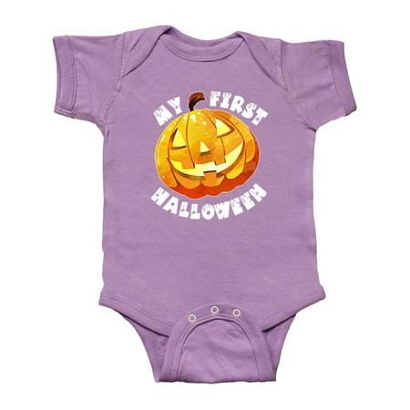 

Inktastic My 1st Halloween Cute Pumpkin Gift Baby Boy or Baby Girl Bodysuit