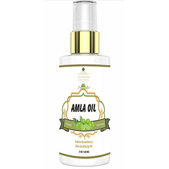 Amla Oil For Hair Growth - Indian Gooseberry Hair Oil , Slice Of Nature, 100% Pure Organic Amla Fruit oil Hair & Scalp Oil, Unrefined, Cold Pressed, Revitalize Grow Hair Therapeutic Grade