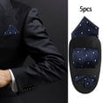 thumbnail image 5 of 5 Pieces Pocket Square Holder, Handkerchief Holder, Square Scarf Holder, Pocket Towel Holder for Men’S suits, 5 of 5