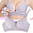 thumbnail image 4 of Sujetadores de lactancia sujetador de maternidad inalámbrico de algodón ropa interior con hebilla frontal abierta Bralette antiflacidez ropa interior suave para amamantar a ANGGREK Otros, 4 of 8