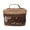 Floral Cowhide, variant on Western Antique Floral Tooled Leather Hairon Cosmetic Dopp Kit Toiletry Train Bag 18SKT15