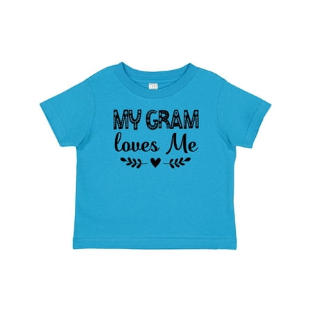 

Inktastic My Gram Loves Me Scandinavian Gift Baby Girl T-Shirt