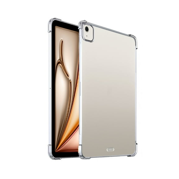 KIQ Slim TPU Case for iPad Air 11 2024 Pro 11 2018 2020 2021 2022 Air 4 10.9 Air 5 10.9 - Clear