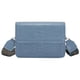 thumbnail image 2 of Bolsa bandolera de piel sintética con patrón de cocodrilo cuadrado pequeño informal para mujer (azul) Likrtyny Para Estrenar, 2 of 3