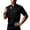 Black, variant on Men's Catering Chef Workwear Short Sleeve Shirt - Durable Fabric, M-XXXXXXL Sizes - Suitable for Kitchen & Restaurant Use