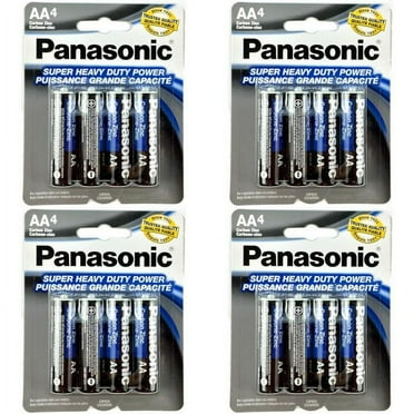 Kit Pilha Panasonic Aaa 12 Un Aa 12 Un Comum Zinco Original - Foto 3
