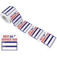 thumbnail image 1 of 300 PCS Oil Change Auto Maintenance Service Due Reminder Stickers Labels in Roll with Perforation Line(Each Measures 2 X 2inch, Blue), 1 of 3