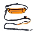 thumbnail image 1 of Laisse pour Chien Mains Libres pour Course Marche Randonnée avec Poche de Taille Réglable (Orange), 1 of 8