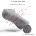 thumbnail image 2 of Qarigey 1 par de calcetines de Yoga de diseño Simple para adultos, calcetines para hacer ejercicio, Fitness, algodón, verano, calcetería Type3 NO3, 2 of 6