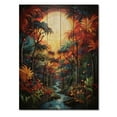 thumbnail image 3 of Designart "Minimalism Palm Trees Charm I" Floral Print on Natural Pine Wood, 3 of 5