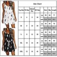 thumbnail image 4 of Robe d'Été pour Femmes, Mode Aguichant, Col en V, Imprimée, Vacances, Plage, Combinaison, Robe Soleil, 4 of 4