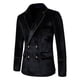 thumbnail image 5 of Vestido de Noche Para Hombre de Color Sólido Con Doble Botonadura Delgada Traje de Mejor Hombre Odeerbi ODB-6, 5 of 9