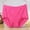 Hot Pink, variant on LIZUOJUN Under $3 Underwear Women Loose Comfortable High Waisted Briefs Stretch Soft Tummy Control Full Coverage Plus Size XL-4XL