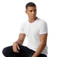 thumbnail image 2 of Kustom Kit - Camiseta ajustada Tipped para hombre caballero (Blanco/Rojo/Azul Real), 2 of 4
