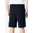 thumbnail image 2 of KingSize Men's Big & Tall Lightweight Jersey Cargo Shorts, 2 of 5