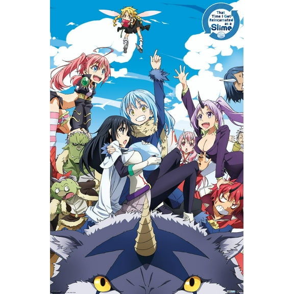 That Time I Got Reincarnated As A Slime - Group Wall Poster, 22.375" x 34"